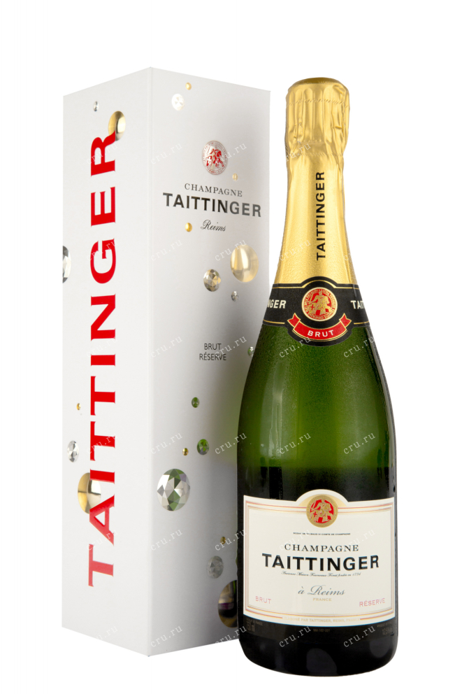 Шампанское Taittinger Brut Reserve in gift box  0.75 л
