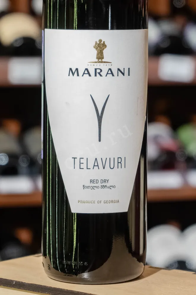 В магазине Крю Профи Marani Telavuri Red Dry 2022 0.75 л