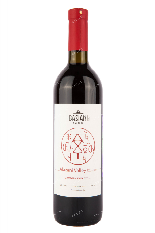 Вино Basiani Alazani Valley Red 2021 0.75 л