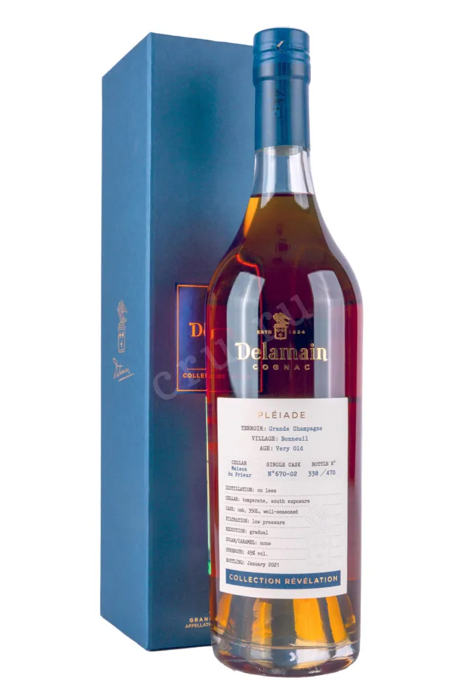 Коньяк Pleiade Delamain  Collection Revelation Bonneuil gift box  0.7 л
