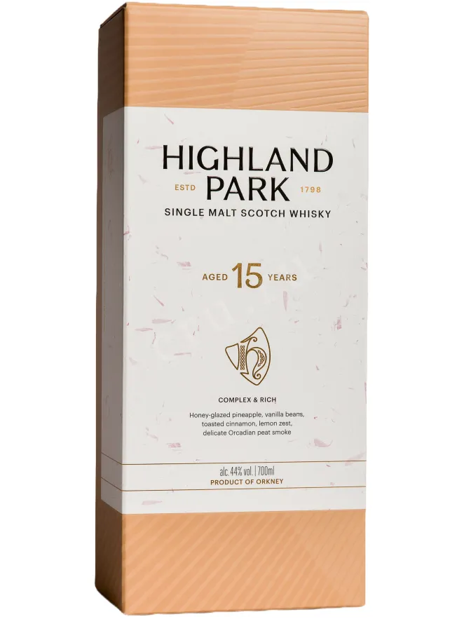Подарочная коробка Highland Park 15 years in gift box 0.7 л