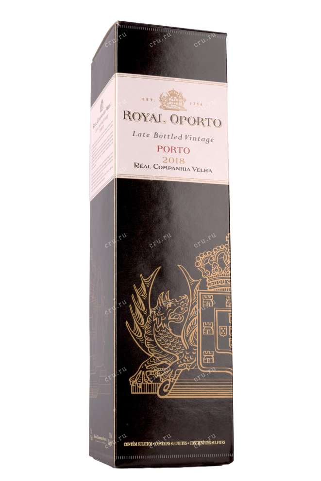 Подарочная коробка Royal Oporto Late Bottled Vintage 2018 0.75 л
