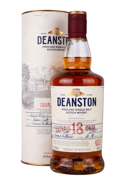 Виски Deanston 18 years in tube  0.7 л