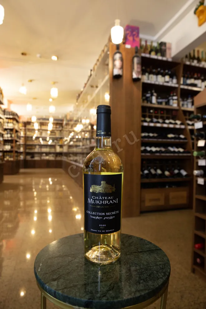 В магазине Крю Профи Chateau Mukhrani Collection Secret White Dry 2020 0.75 л