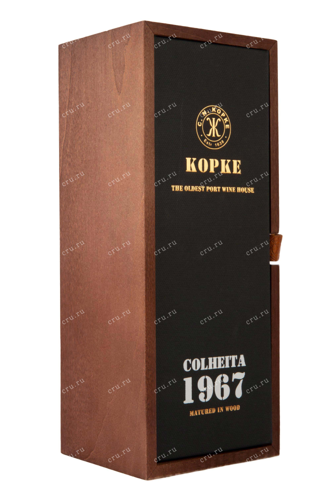 Деревянная упаковка портвейна Копке Колейта 0.75 1967