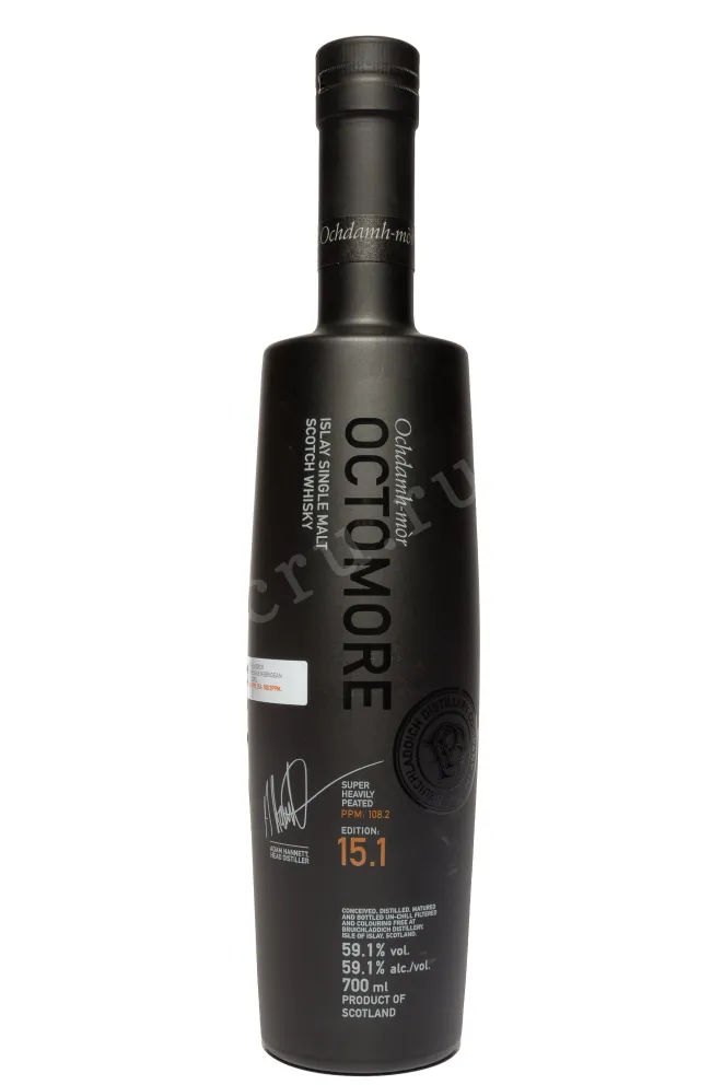 Бутылка Bruichladdich Octomore Edition 15.1 in tube 0.7 л