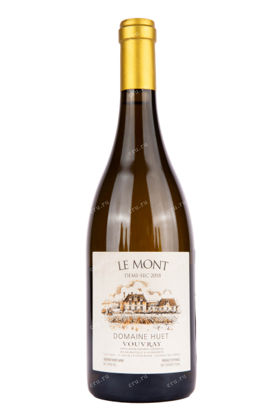 Вино Domaine Huet Le Mont Demi-Sec 2018 0.75 л