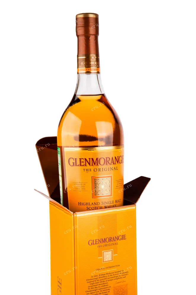 Виски Glenmorangie Original 10 Years Old with gift box  1 л