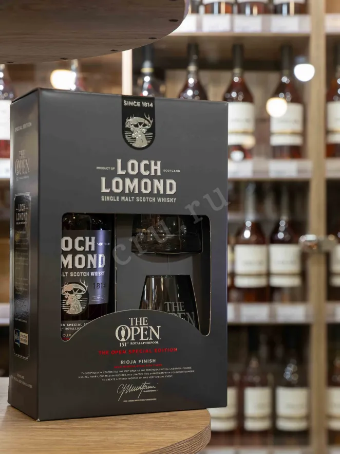В магазине Крю Профи Loch Lomond 151th The Open Special Edition Royal Liverpool Rioja Finish in gift box + 2 glasses 0.7 л