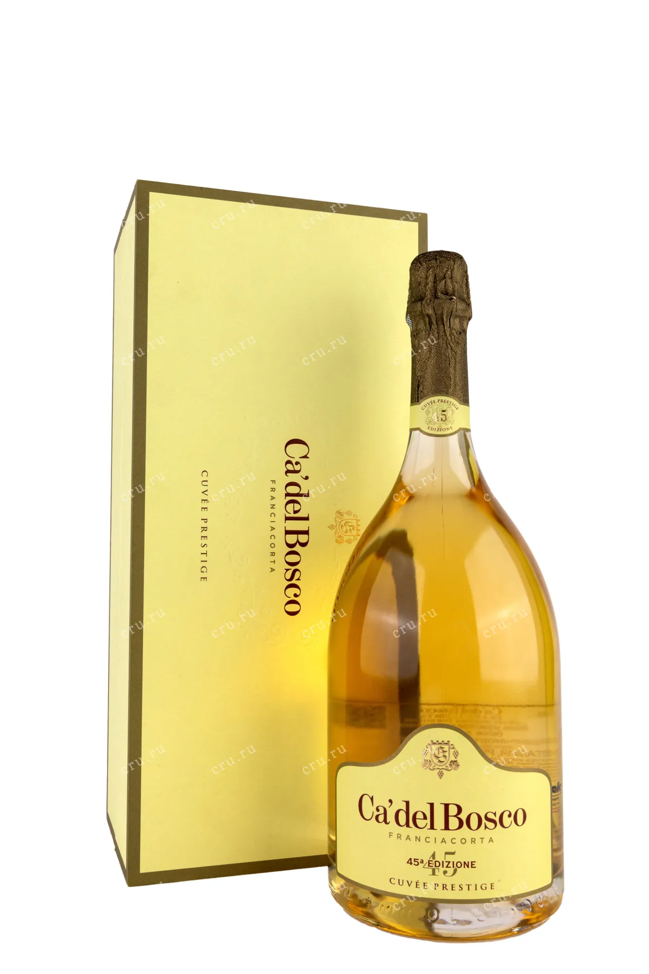 Фото — Игристое вино Franciacorta Cuvee Prestige with gift box  1.5 л