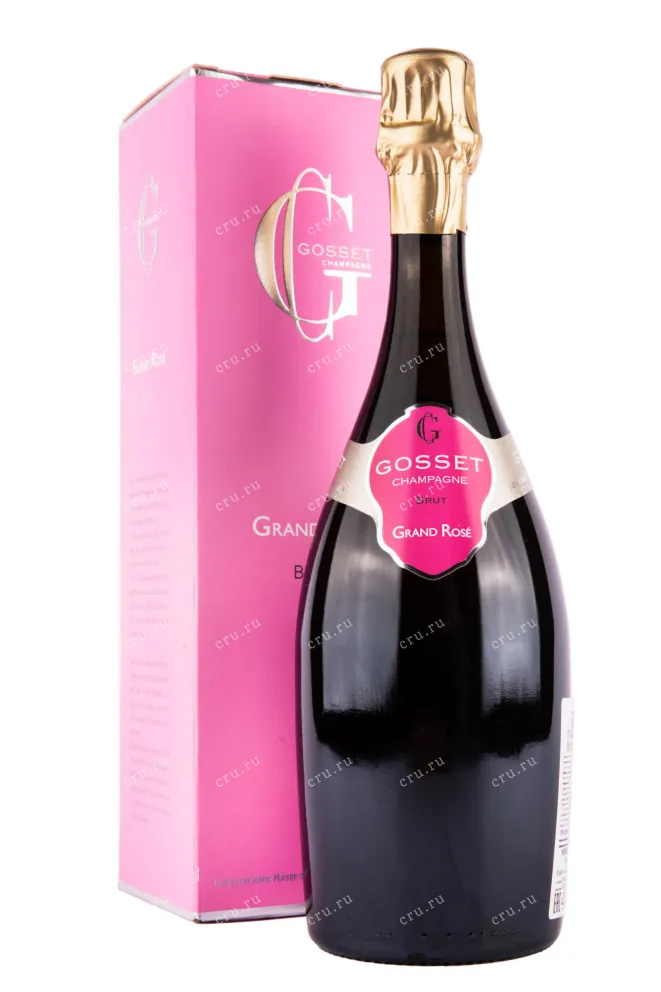 Шампанское Gosset Grand Rose Brut with gift box 2016 0.75 л