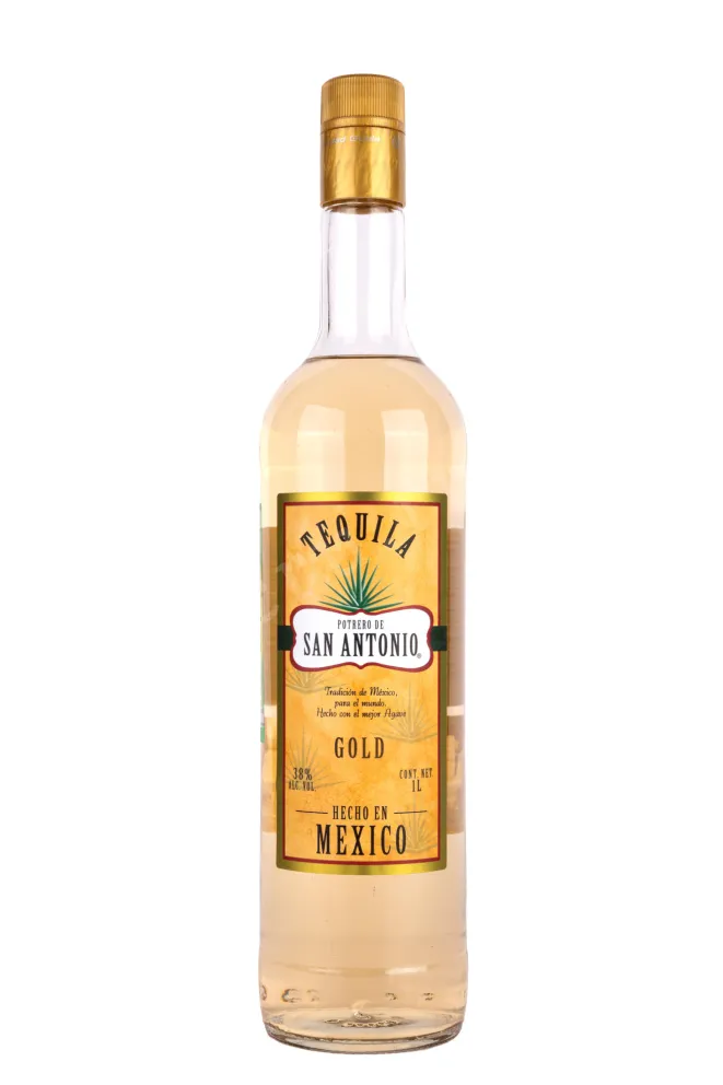 Текила Potrero de San Antonio Gold  1 л