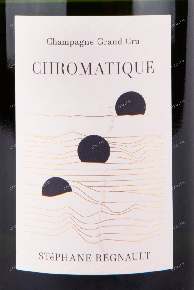 Этикетка игристого вина Stephane Regnault Chromatique Grand Cru Oger 0.75 л