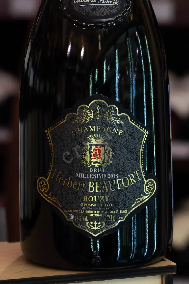 В магазине Крю Профи Herbert Beaufort Cuvee La Favorite Bouzy Grand Cru 2018 0.75 л