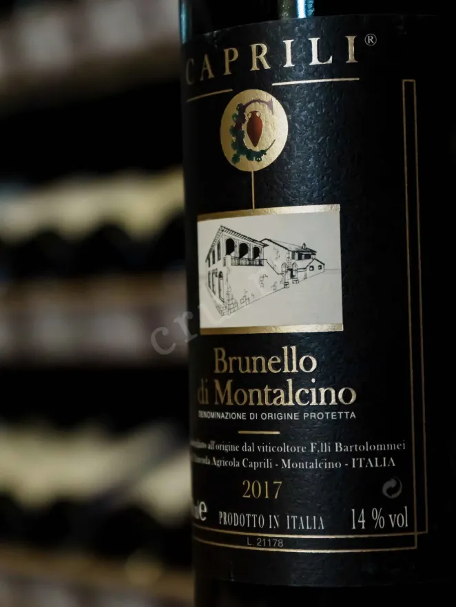 В магазине Крю Профи Caprili Brunello di Montalcino DOCG 2017 0.75 л