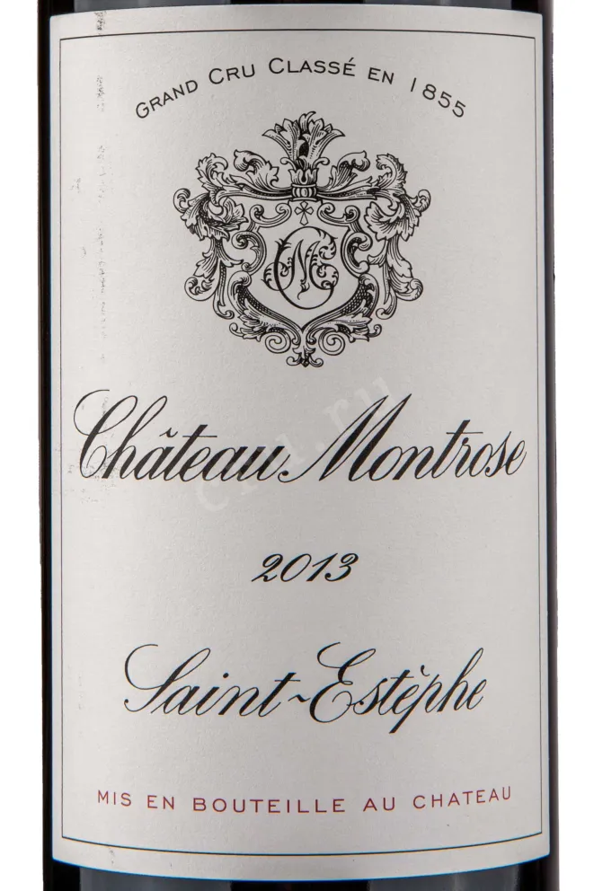 Этикетка vino-shato-montroz 2013 0.75 л