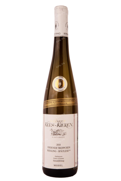 Вино Erdener Treppchen Riesling Spatlese Weingut Kees-Kieren 2018 0.75 л