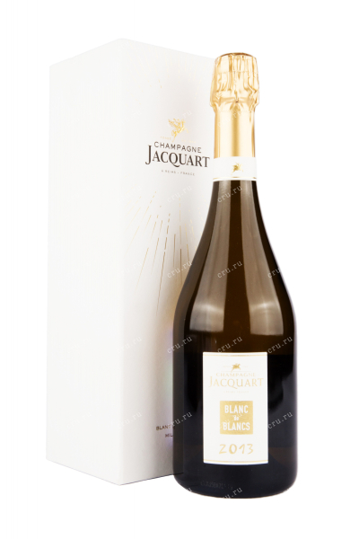 Шампанское Jacquart Blanc de Blancs Vintage with gift box 2013 0.75 л