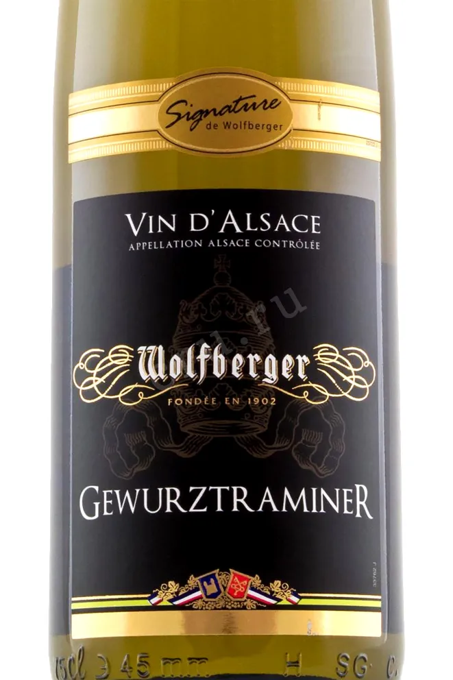 Бутылка Wolfberger Gewurztraminer 2019 0.75 л