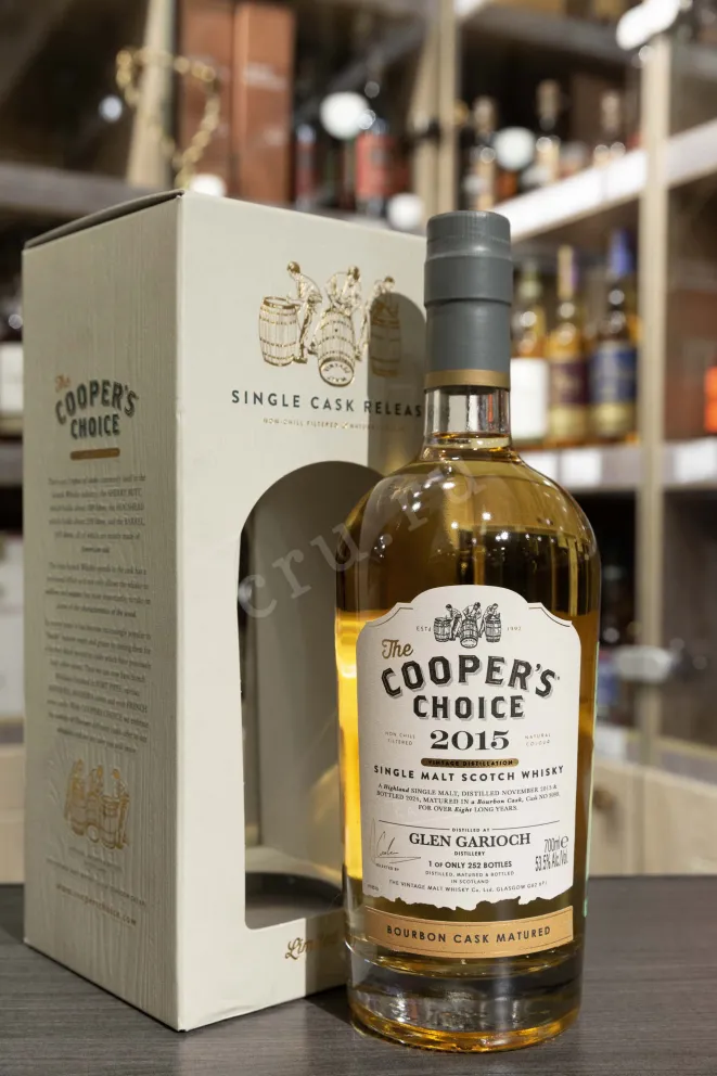 В магазине Крю Профи The Cooper's Choice Glen Garioch Bourbon Cask Matured in gift box 0.7 л