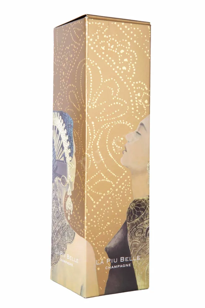 Подарочная упаковка Champagne La Piu Belle in gift box 2009 0.75 л