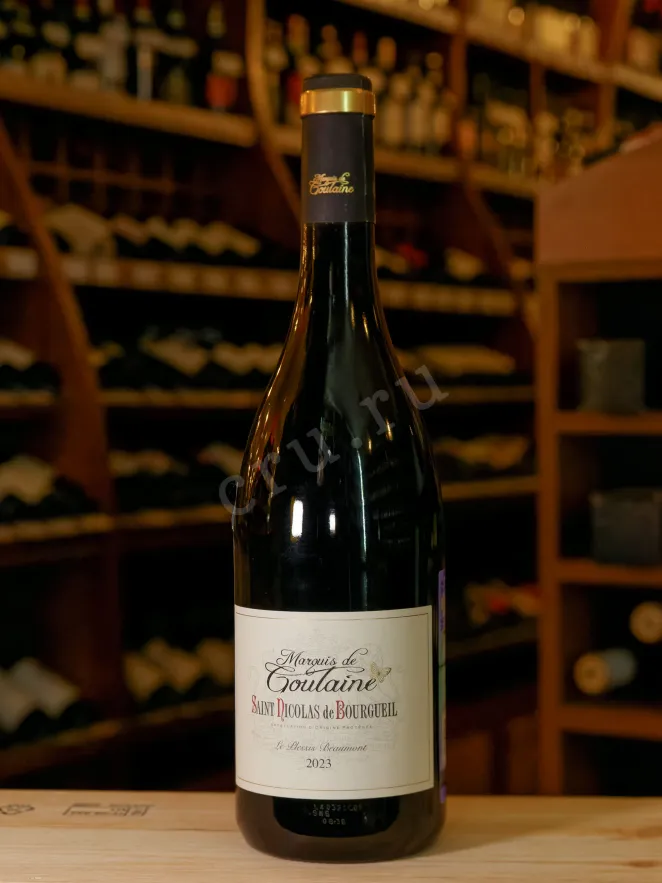 В магазине Крю Профи Marquis de Goulaine Saint Nocolas de Bourgueil 2023 0.75 л