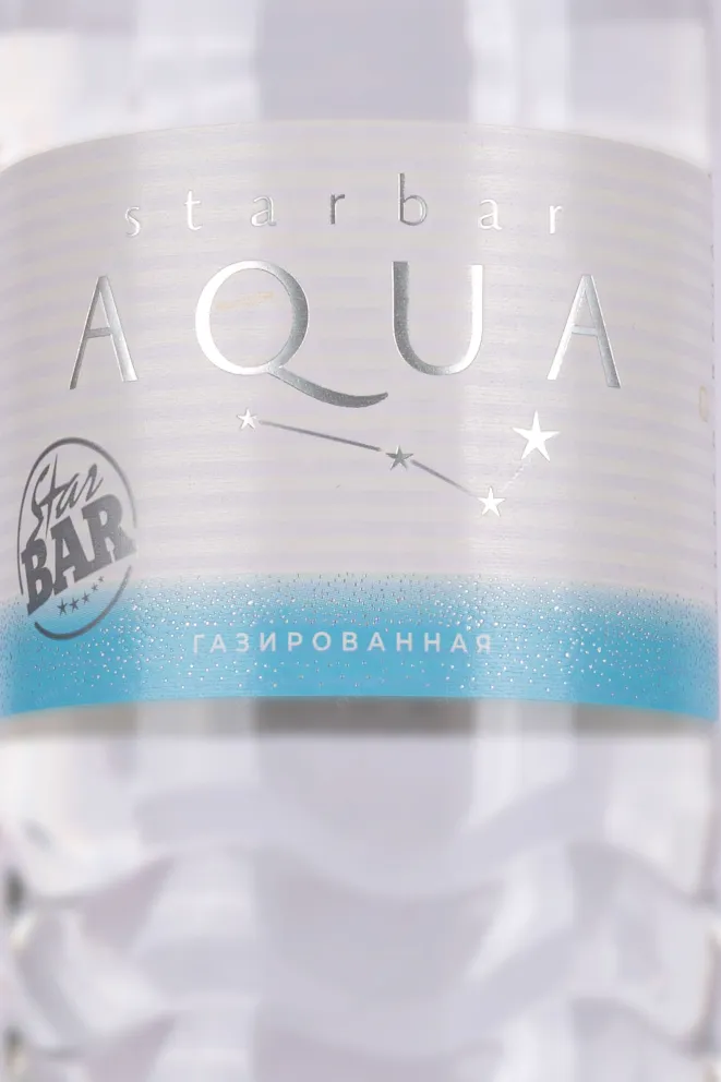 Этикетка Starbar Aqua carbonated 0.75 л