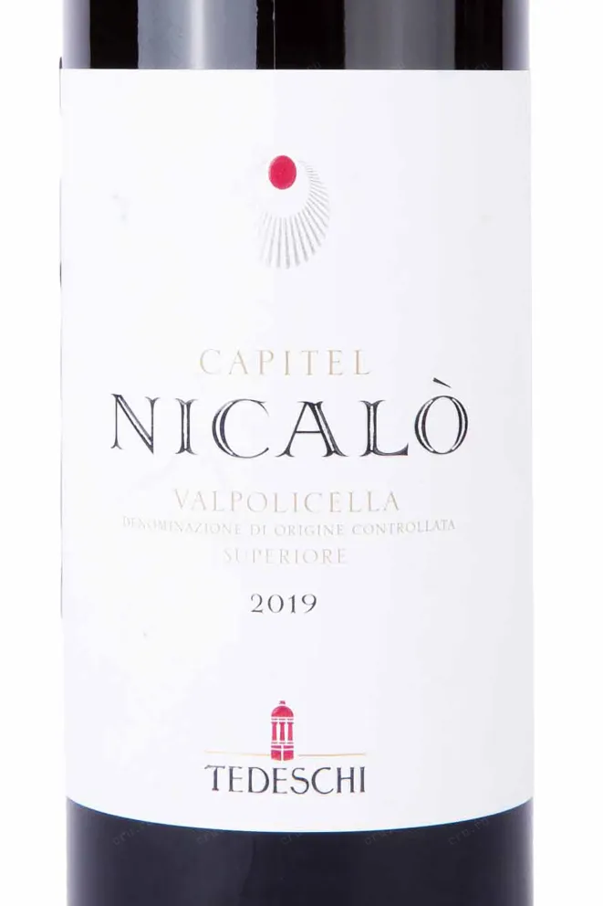 Этикетка Tedeschi Capitel Nicalo Valpolicella Superiore 2019 0.75 л