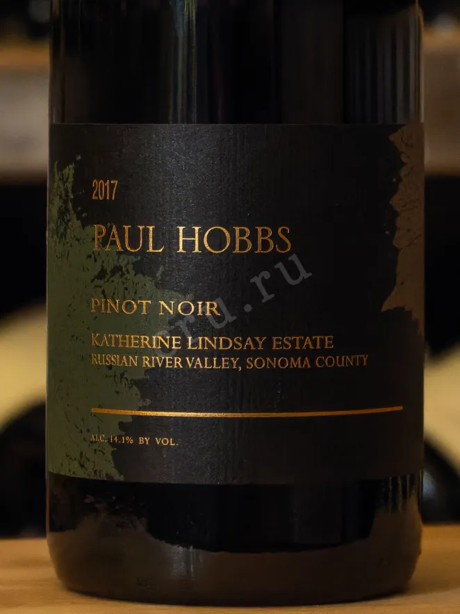 В магазине Крю Профи Paul Hobbs Katherine Lindsay Estate Pinot Noir 2017 0.75 л