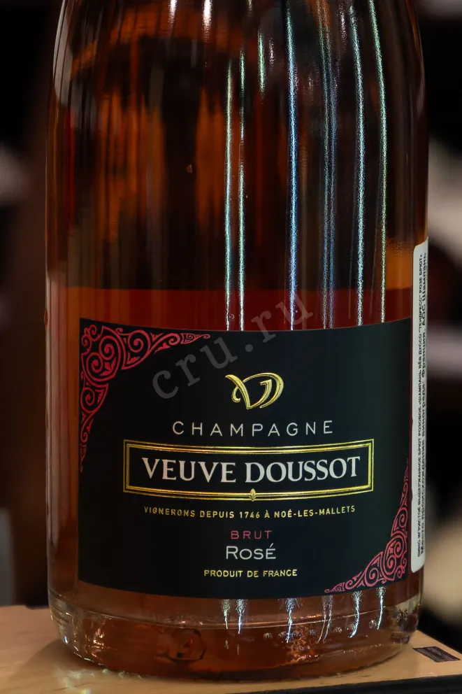 В магазине Крю Профи Champagne Veuve Doussot Tendresse Rose Brut 0.75 л