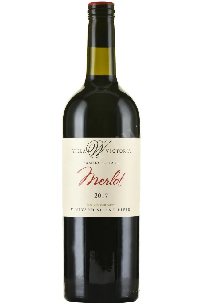 Вино Вилла Виктория Мерло Семигорье Резерв 2017 0.75 л