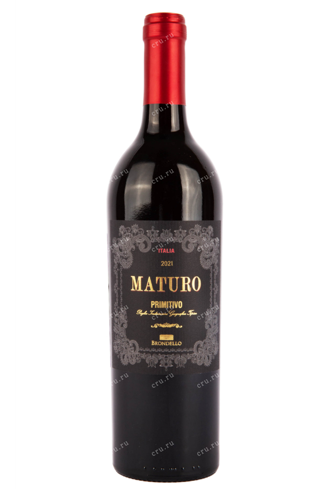 Вино Castellani Brondello Maturo Primitivo 2021 0.75 л