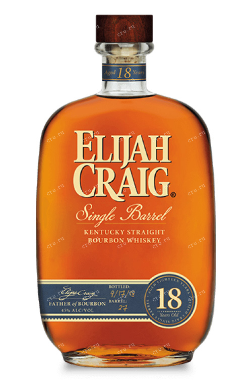 Виски Elijah Craig 18 years  0.7 л