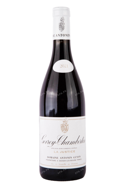 Вино Domaine Antonin Guyon Gevrey-Chambertin La Justice 2020 0.75 л
