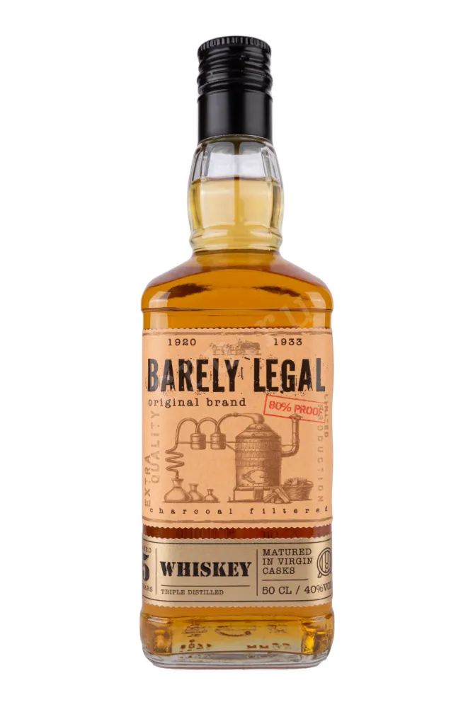 Виски Barely Legal 5 Years Old  0.5 л