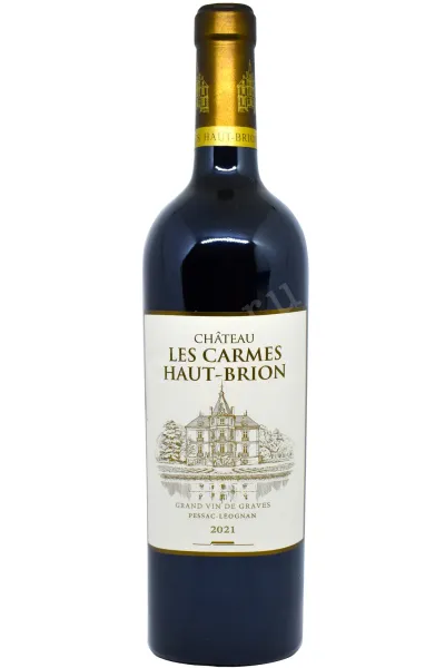 Вино Chateau les Carmes Haut-Brion Pessac-Leognan 2021 0.75 л