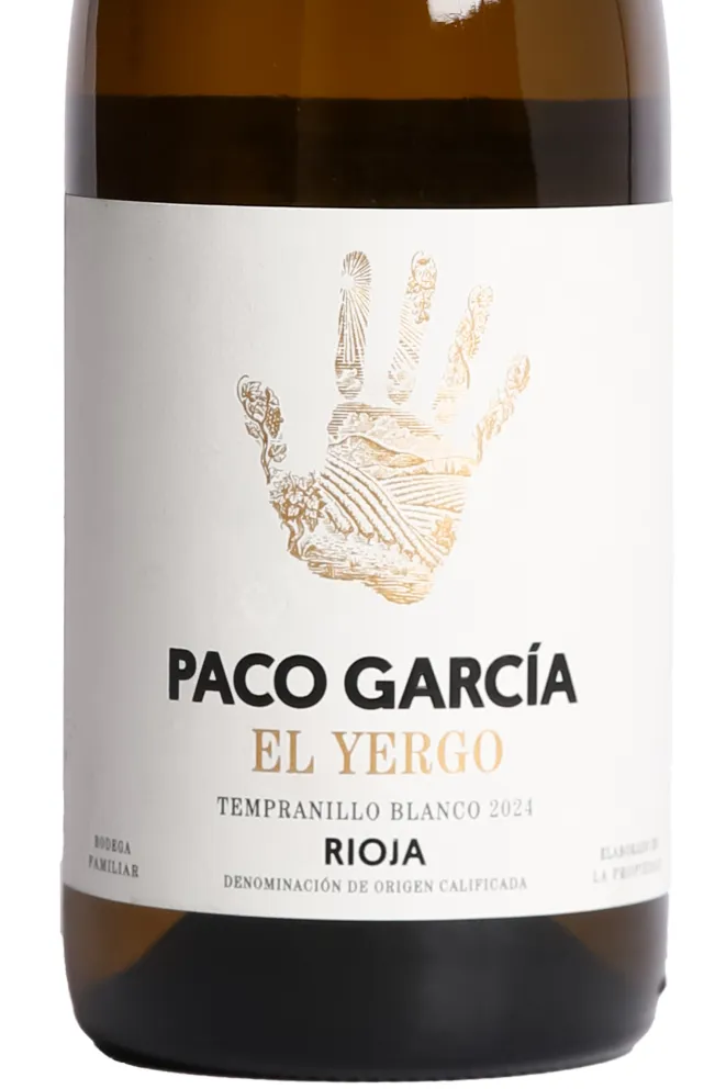 Этикетка Paco Garcia Tempranillo Blanco 2024 0.75 л