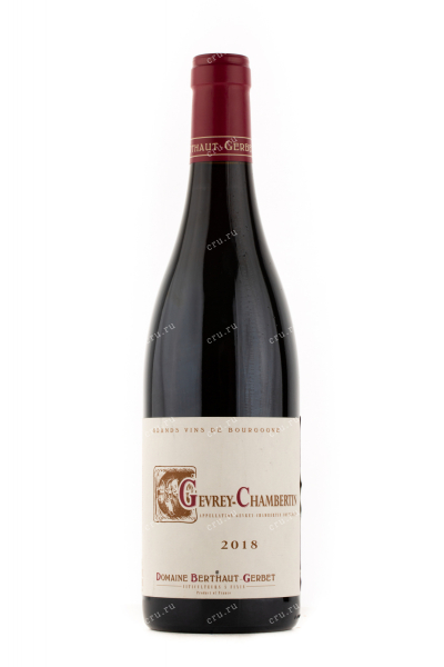 Вино Domaine Berthaut-Gerbet Gevrey-Chambertin AOC 2018 0.75 л