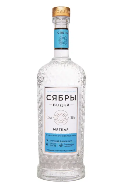 Водка Сябры Мягкая  0.5 л