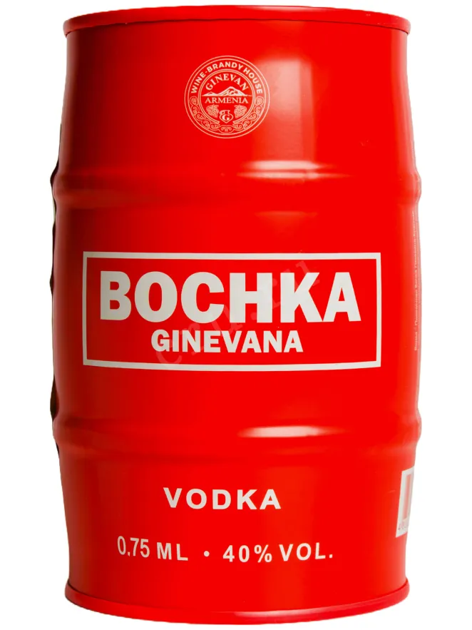 Водка Бочка Гиневана Красная  0.75 л