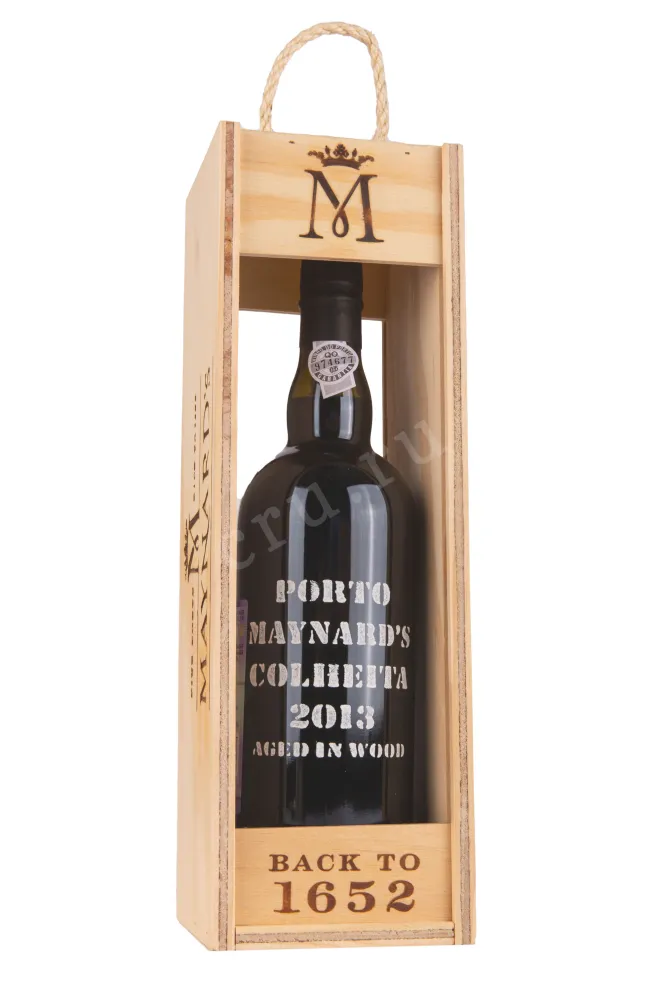 В деревянной коробке Maynards Colheita Porto wooden box 2013 0.75 л