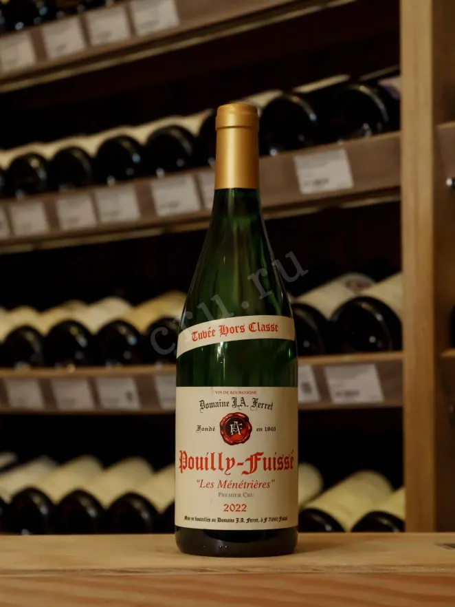 В магазине Крю Профи J.A. Ferret Pouilly-Fuisse Premier Cru Cuvee Hors-Classe Les Menetrieres 2022 0.75 л