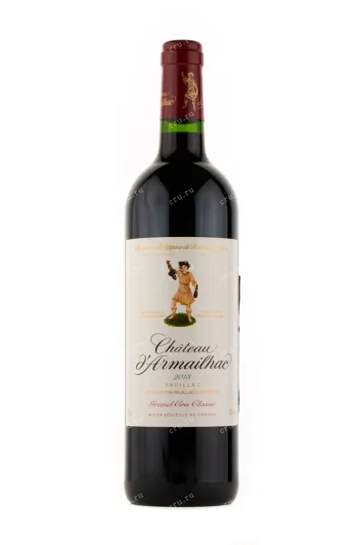Вино Chateau d`Armailhac Pauillac 2013 0.75 л
