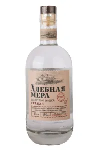 Водка Хлебная Мера Ржаная  0.5 л