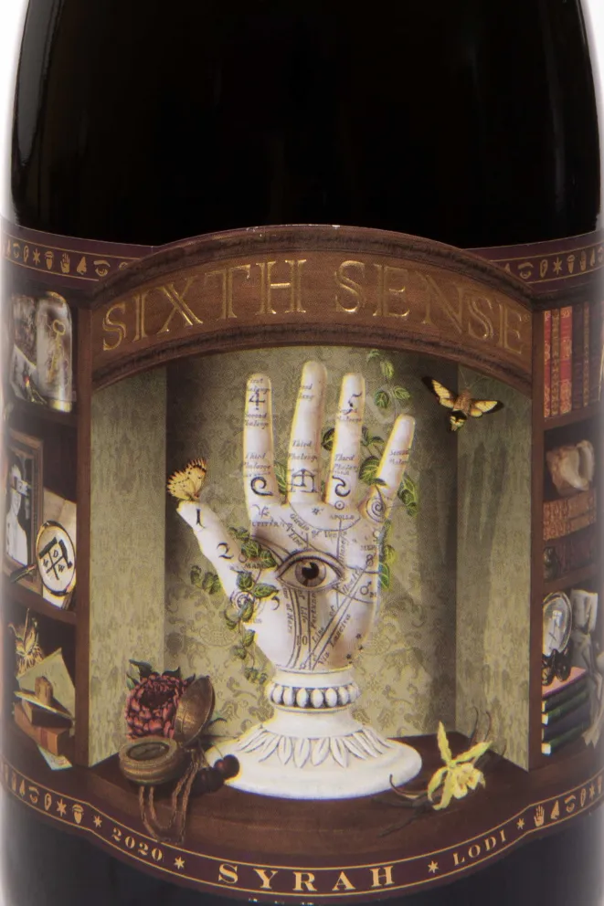 Этикетка Sixth Sense Syrah 2020 0.75 л