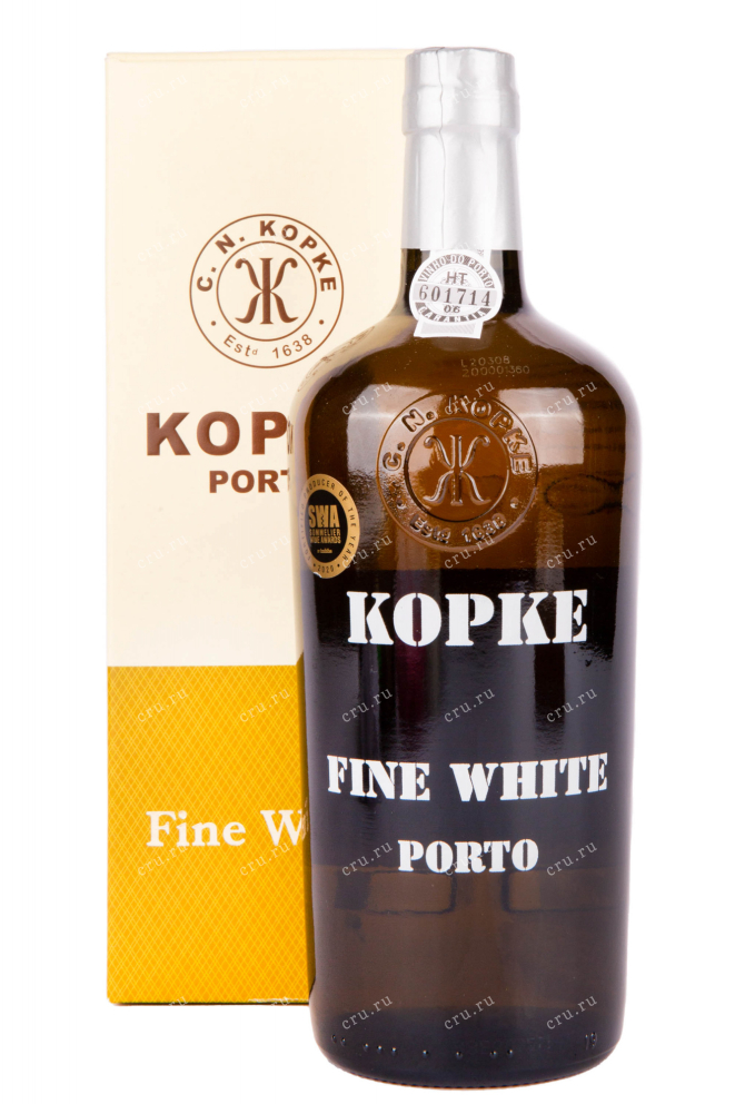 Портвейн Kopke Fine White with gift box 2017 0.75 л