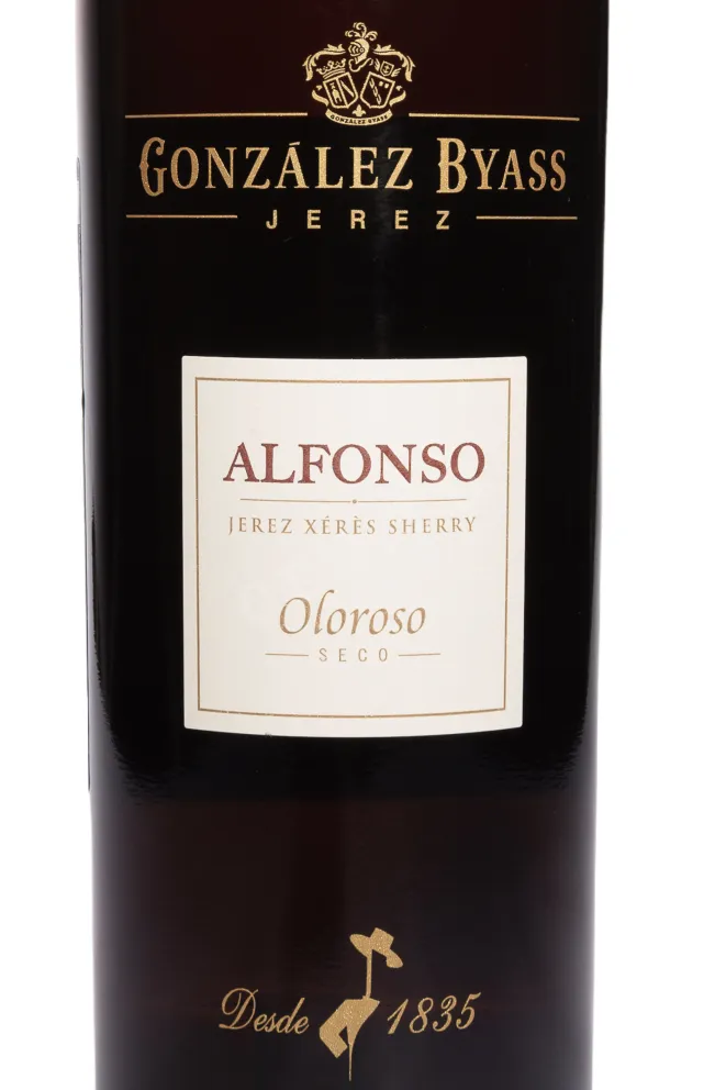 Этикетка Gonzalez Byass Alfonso Oloroso Seco DO 2014 0.75 л