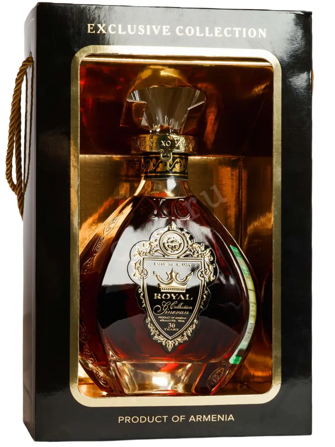 Подарочная коробка Ginevan Royal Collection Gold 30 years in gift box