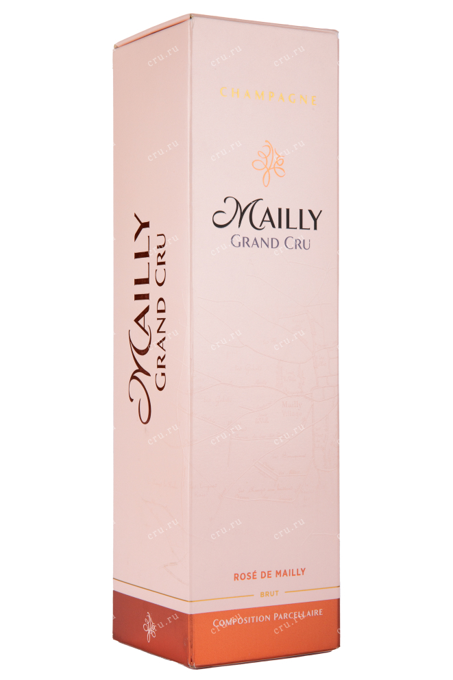 Подарочная коробка игристого вина Mailly Rose de Mailly Brut gift box 0.75 л