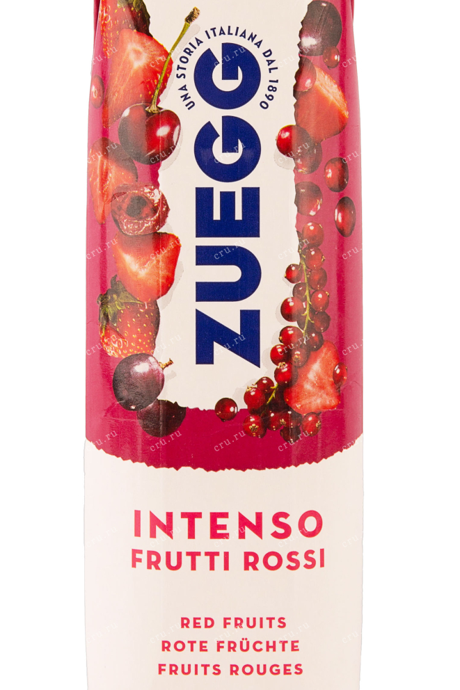 Этикетка Zuegg Intenso Frutti Rossi 1 л